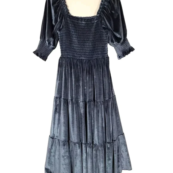 Baltic Born Navy Midi Dress - Picture 6 of 8